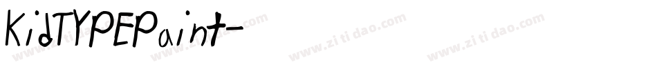 KidTYPEPaint字体转换