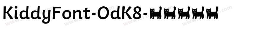 KiddyFont-OdK8字体转换