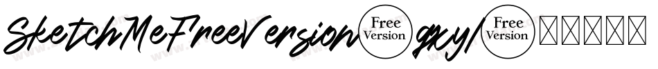 SketchMeFreeVersion-qxyl字体转换