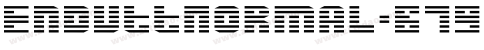 EnduttNormal-B793字体转换