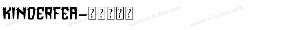 KINDERFEA字体转换
