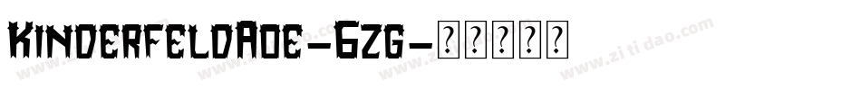 KinderfeldAoe-6zg字体转换