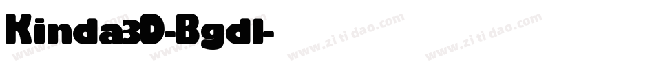 Kinda3D-Bgdl字体转换