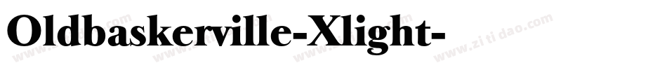 Oldbaskerville-Xlight字体转换
