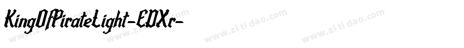KingOfPirateLight-EDXr字体转换