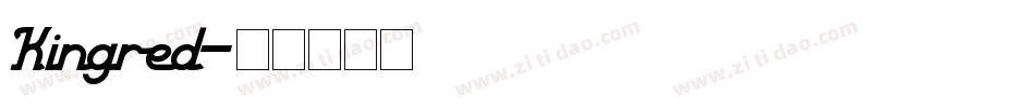 Kingred字体转换