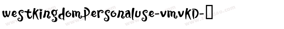 WestKingdomPersonalUse-vmvKD字体转换