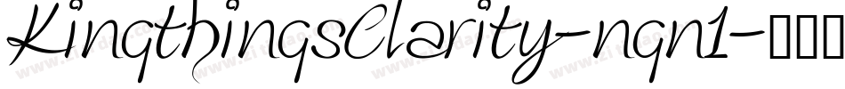 KingthingsClarity-ngn1字体转换 KingthingsClarity-ngn1字体转换