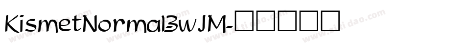 KismetNormal-3wJM字体转换