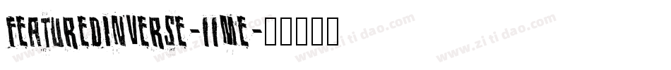 FeaturedInverse-11me字体转换