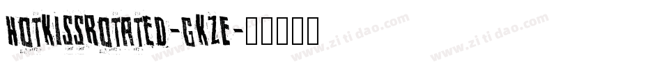 HotKissRotated-gKzE字体转换