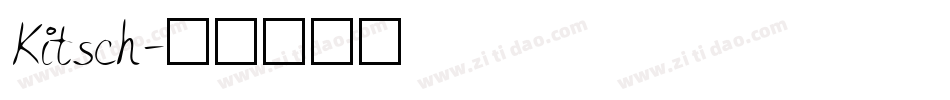 Kitsch字体转换