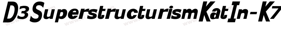 D3SuperstructurismKatIn-K7oZ字体转换