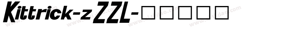 Kittrick-zZZL字体转换