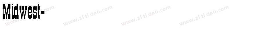 Midwest字体转换