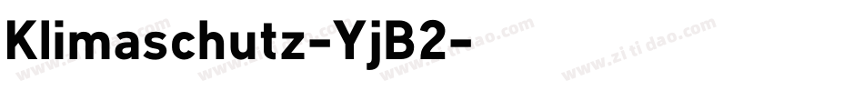 Klimaschutz-YjB2字体转换