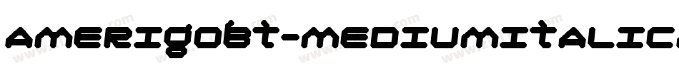AmerigoBT-MediumItalicA字体转换