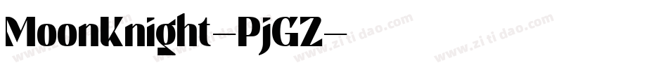 MoonKnight-PjGZ字体转换