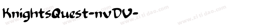 KnightsQuest-nvDV字体转换