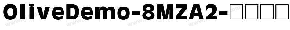 OliveDemo-8MZA2字体转换