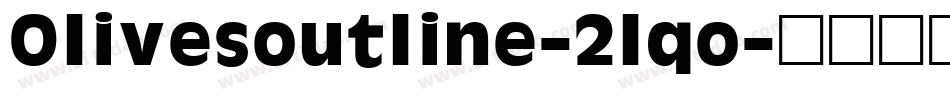 Olivesoutline-2lqo字体转换