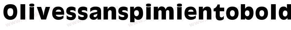 Olivessanspimientobold-Orge字体转换