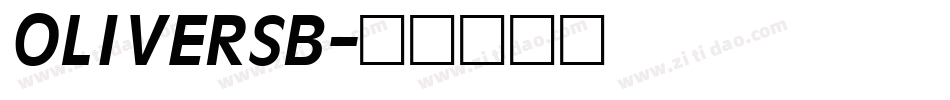 OLIVERSB字体转换