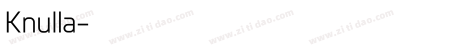 Knulla字体转换