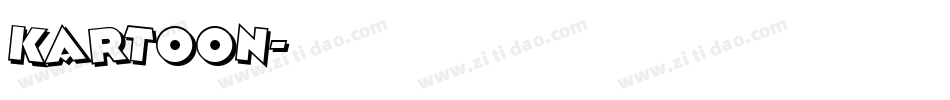 Kartoon字体转换