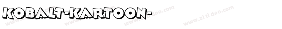 Kobalt-Kartoon字体转换