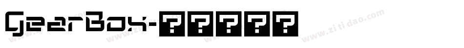 GearBox字体转换