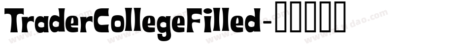 TraderCollegeFilled字体转换