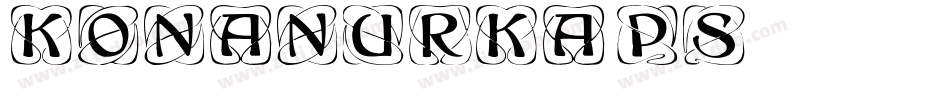 KonanurKaps字体转换