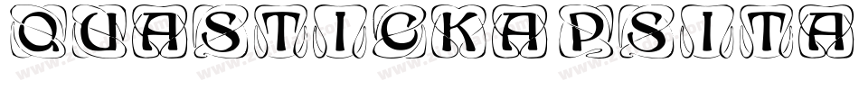 QuasticKapsItalic-E54字体转换