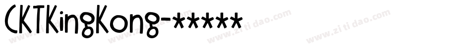 CKTKingKong字体转换