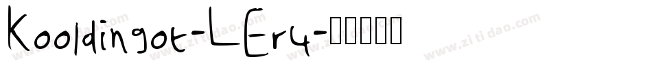 Kooldingot-LEr4字体转换