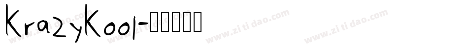 KrazyKool字体转换