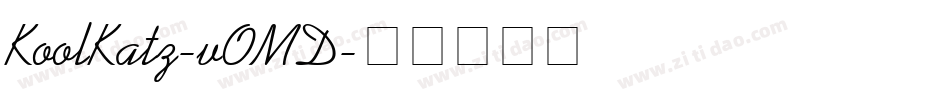 KoolKatz-vOMD字体转换
