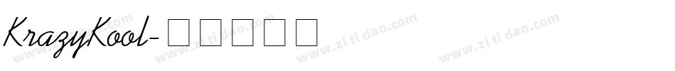 KrazyKool字体转换