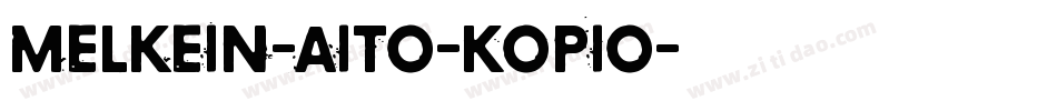 Melkein-Aito-Kopio字体转换