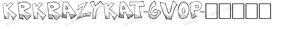 KrKrazyKat-gv0P字体转换