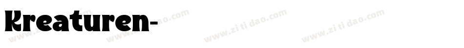 Kreaturen字体转换