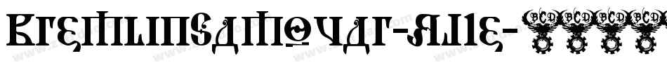 KremlinSamovar-RJ1e字体转换