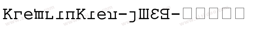 KremlinKiev-jWEG字体转换
