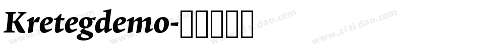 Kretegdemo字体转换