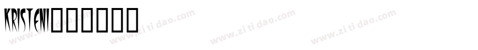 KristenI字体转换