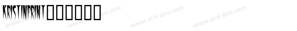 Kristinprint字体转换