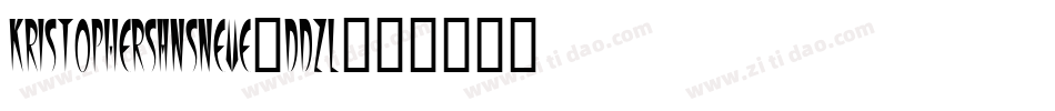 Kristophersansneue-ddzl字体转换