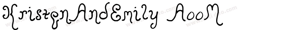 KristenAndEmily-A00M字体转换
