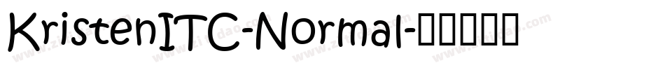 KristenITC-Normal字体转换